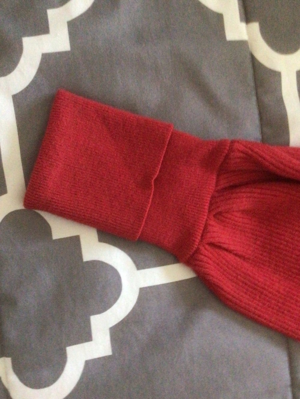 CAbi Rust Red Ribbed Knit Top - Picture 5 of 7